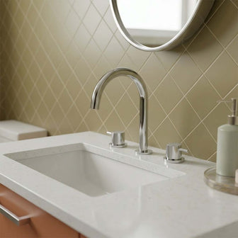 three hole basin tap deck mounted  Main image