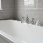 three hole bath filler tap Victorian style