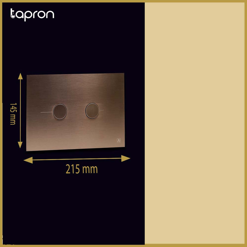 brushed bronze flush plate-Tapron