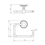 traditional toilet roll holder technical details