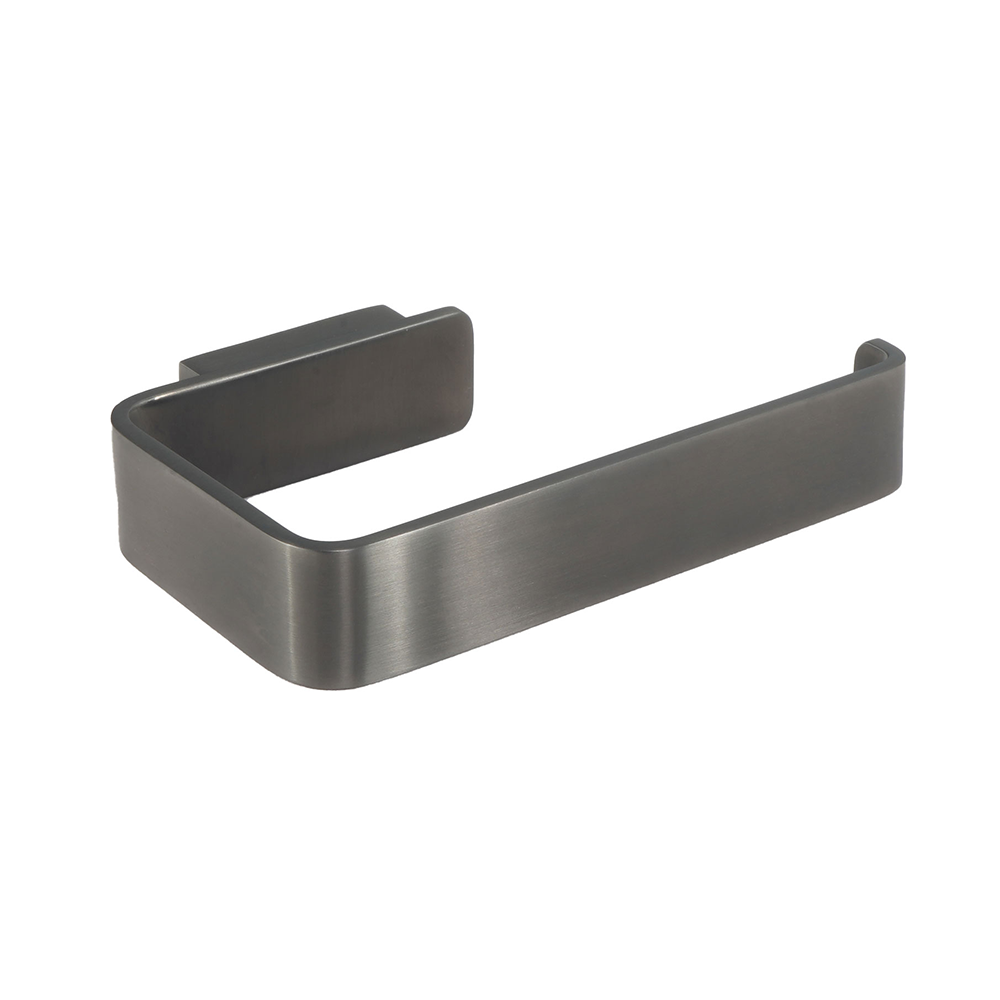 black toilet paper holder