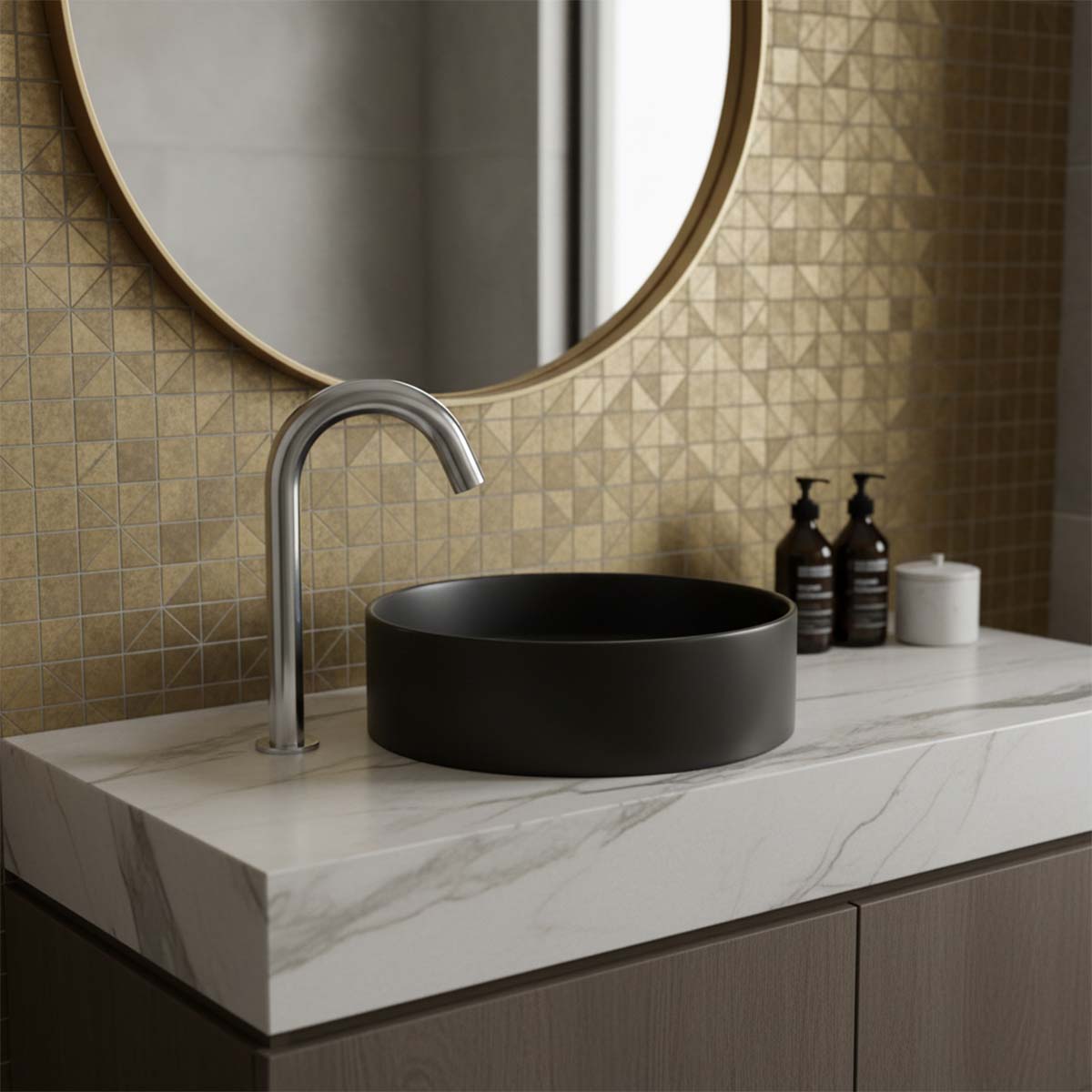 touchless stainless steel basin tap -deck mounted 