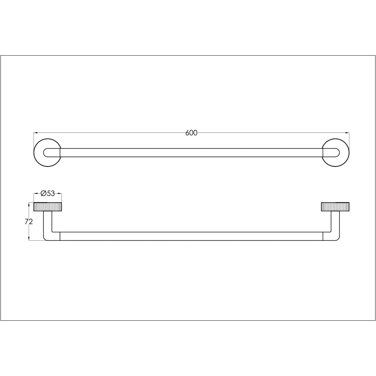 towel holder technical details