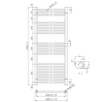 towel rail radiator specifications