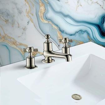 traditional basin mixer tap 3 hole Main image