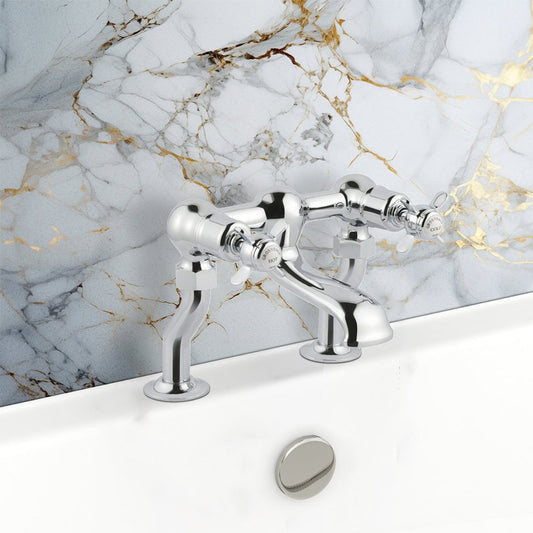 traditional bath filler tap deck mounted 1200