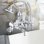 traditional wall mounted bath  mixer tap
