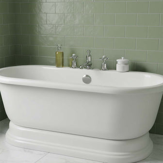 3 Hole Deck Mounted Bath Filler Tap - Chrome Finish Secondary image