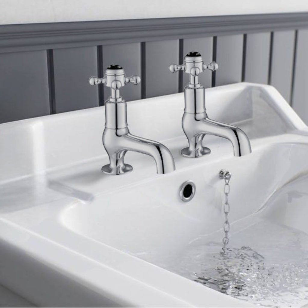 traditional basin pillar taps