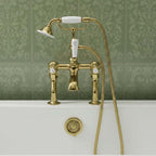 traditional bath taps with shower attachment