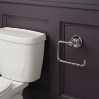 traditional chrome toilet roll holder