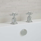 traditional deck mounted bath side valves