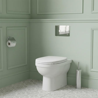 Traditional Brass Dual Flush Plates Secondary image