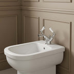 traditional lever bidet mixer tap - chrome 