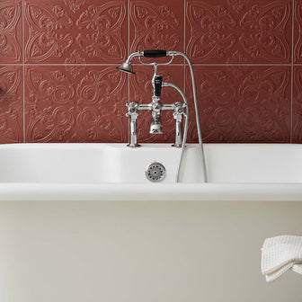 traditional shower with bath filler tap deck mounted Main image