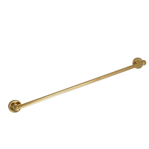 traditional towel bar brushed gold