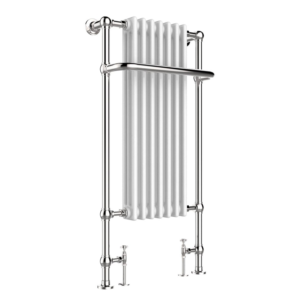 chrome traditional towel radiator