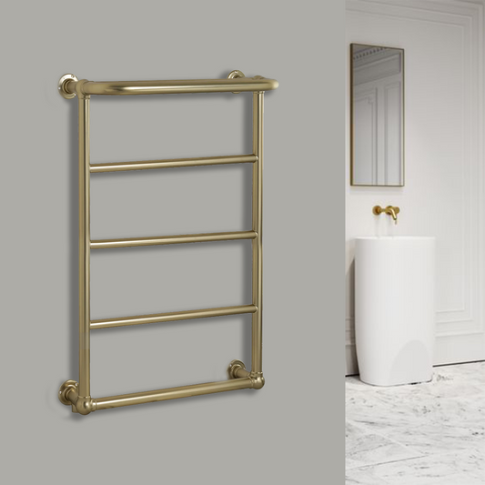 Victorian gold towel rail radiator 1000