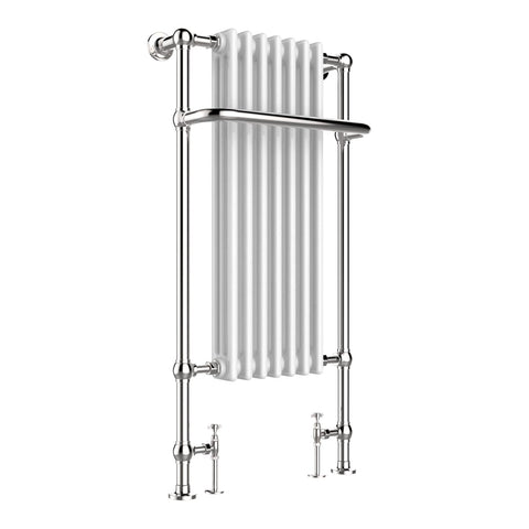 chrome traditional towel radiator