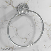 traditional towel ring chrome
