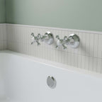 traditional wall mounted bath side valves