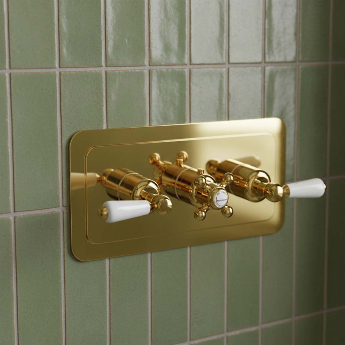 triple concealed thermostatic shower valve 