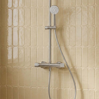 Chrome Exposed Thermostatic Shower with Handset Secondary image