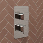 two way concealed shower valve - chrome 