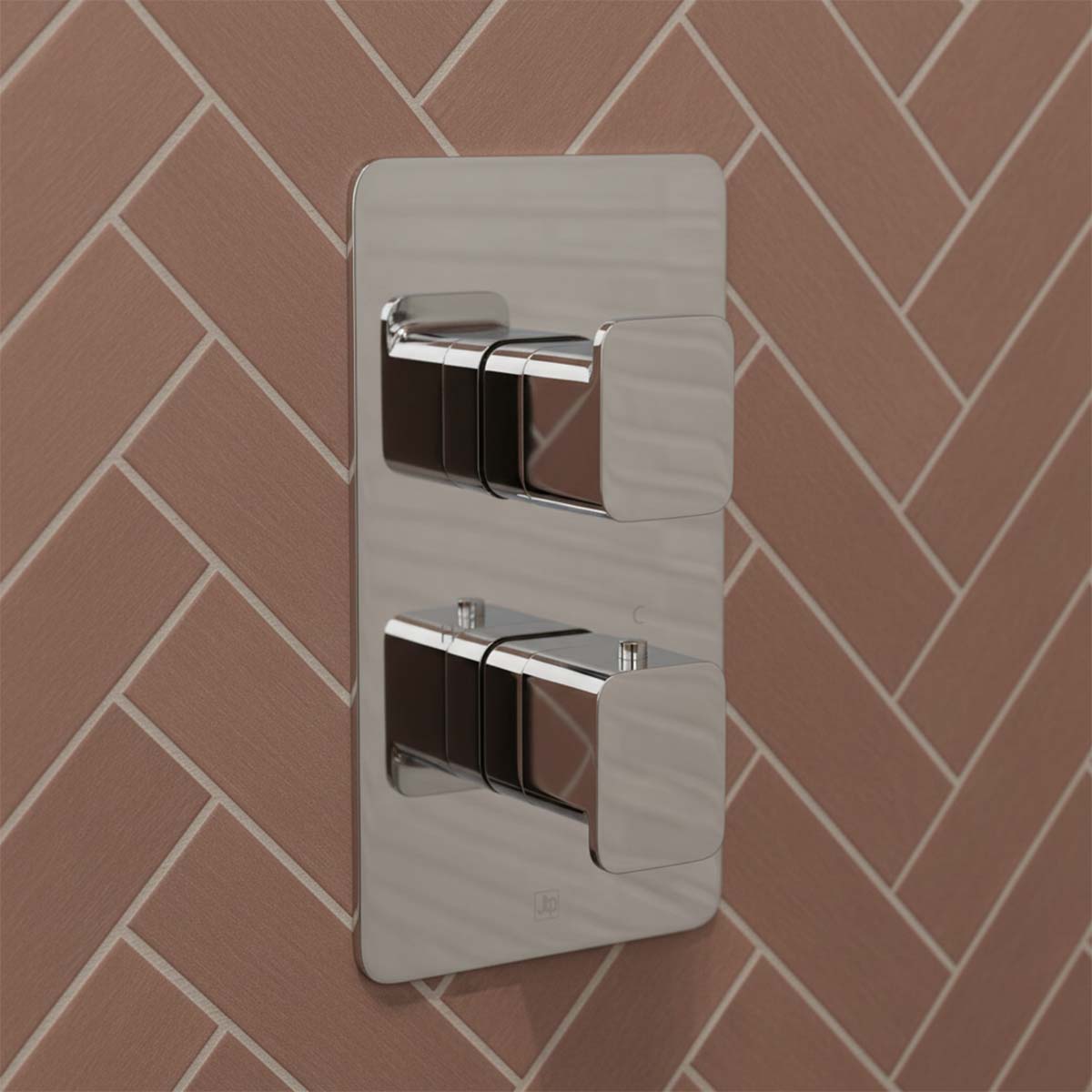 two way concealed shower valve - chrome 