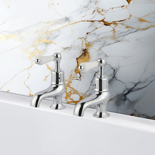 Traditional bath pillar taps 736