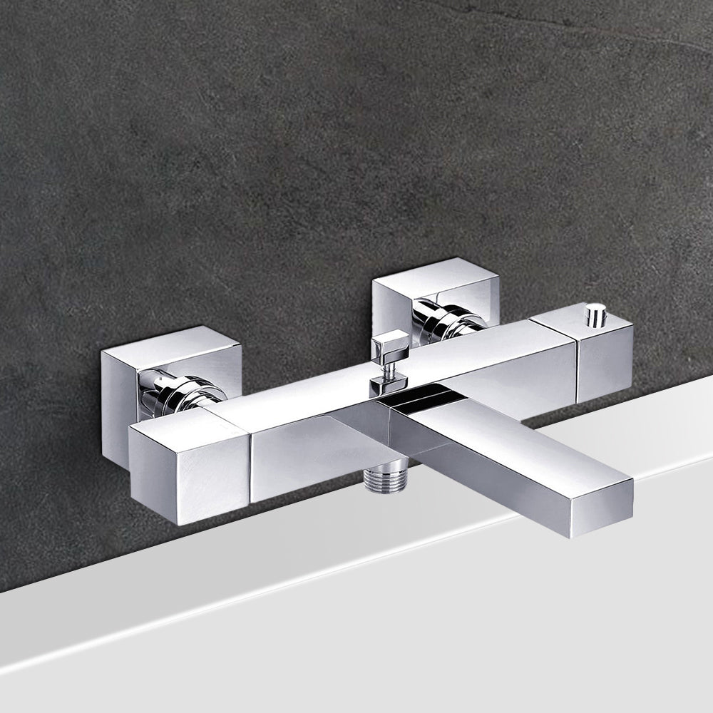 wall mounted thermostatic bath shower mixer tap
