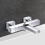 wall mounted thermostatic bath shower mixer tap