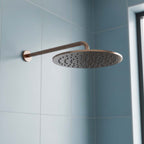 wall mount shower arm - brushed bronze
