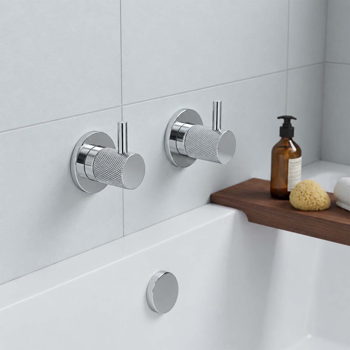 wall mounted bath control valves chrome