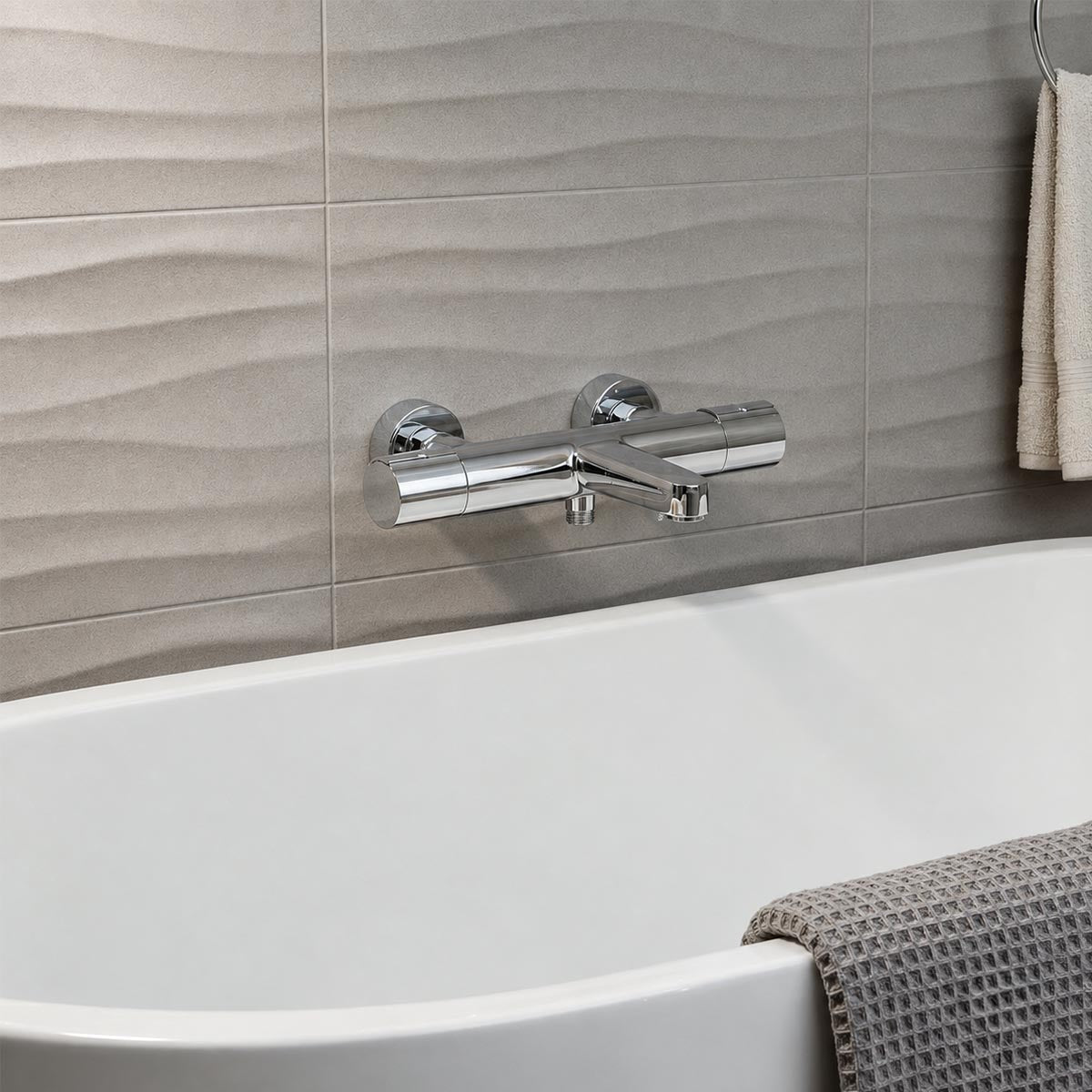 wall mounted bath shower mixer tap 