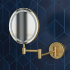 wall mounted bathroom magnifying mirror
