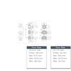 Concealed shower valve black