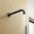 wall mounted shower head single function - gunmetal 