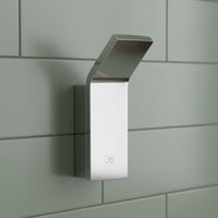 wall mounted single robe hook - chrome 