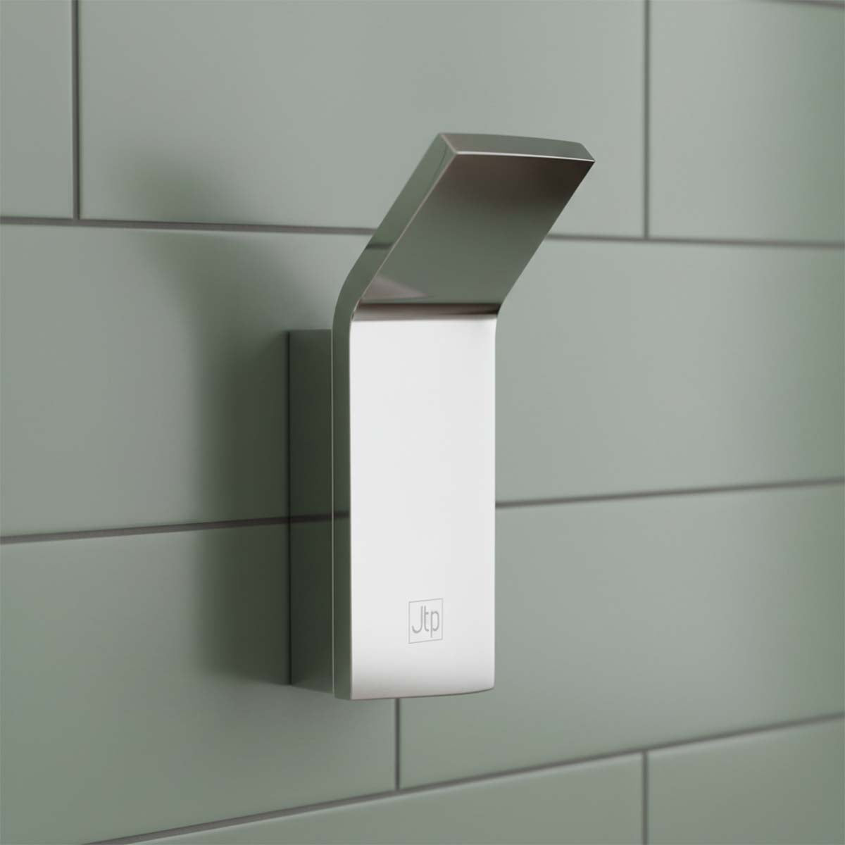 wall mounted single robe hook - chrome 