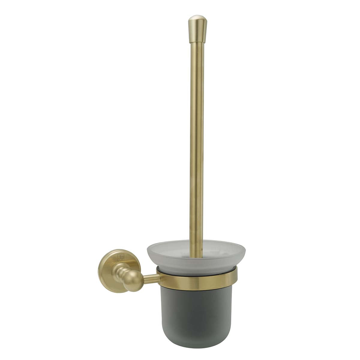 wall mounted toilet brush holder set