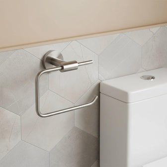 wall mounted toilet roll holder stainless steel Main image