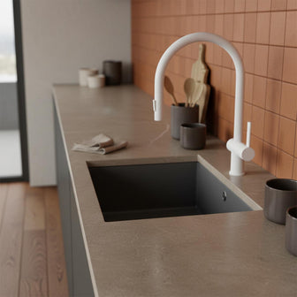 white kitchen tap Main image