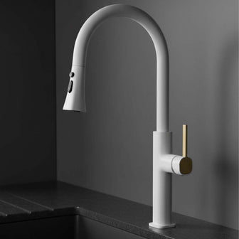 white kitchen tap Main image