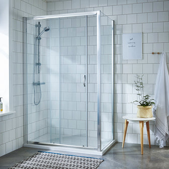 sliding glass shower enclosure - tapron Main image