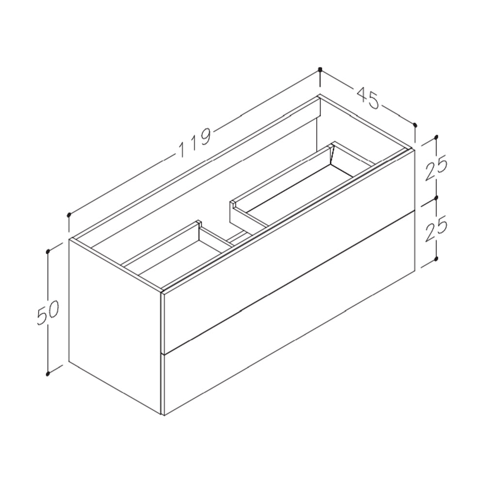 Modern Black Wall Mounted Countertop Basin Vanity Unit Secondary image