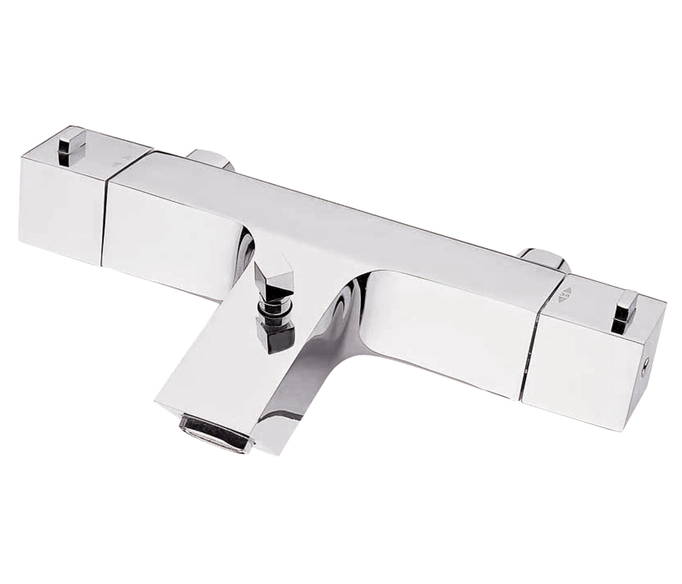 Square Wall Mounted Thermostatic Bath Shower Mixer without Kit  