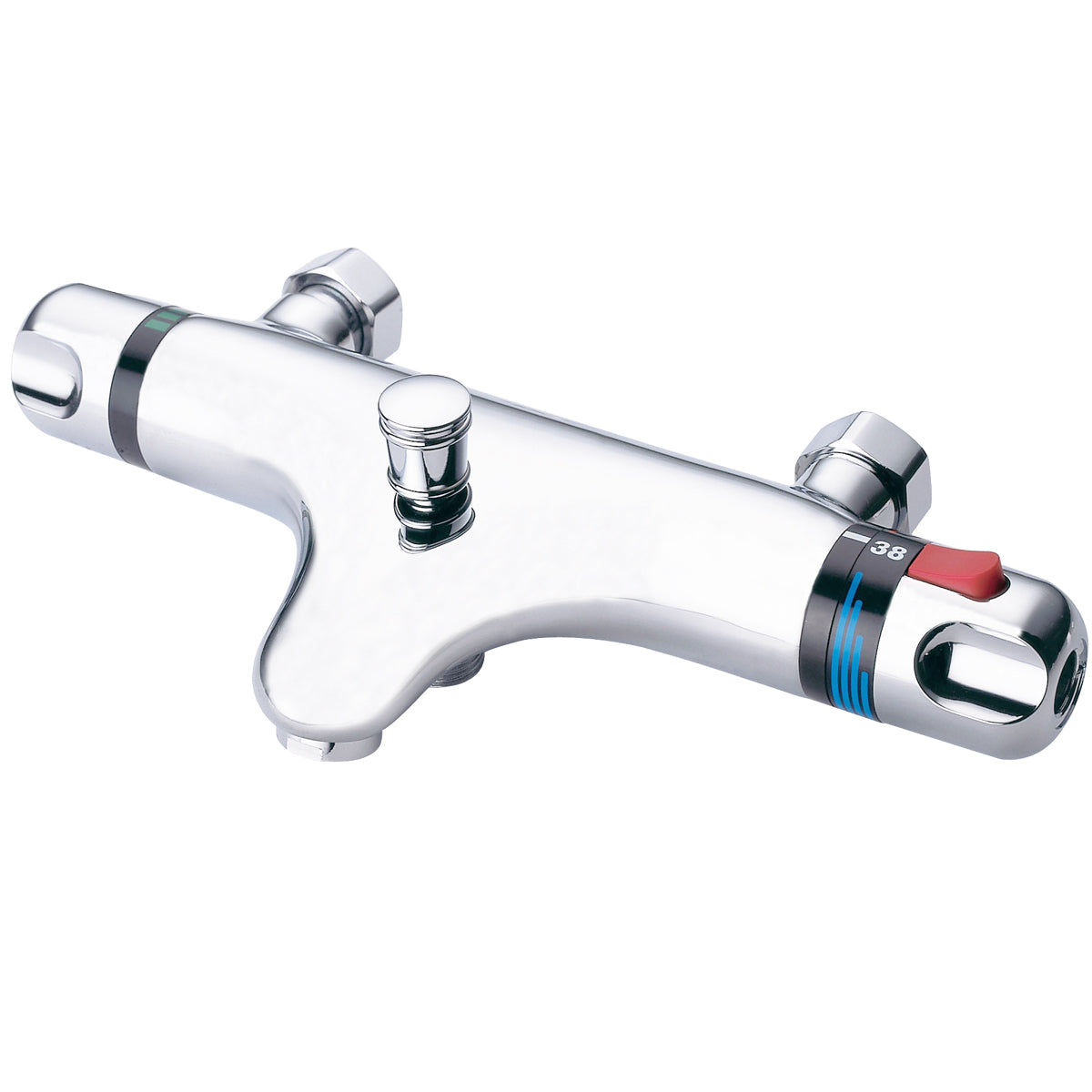 Deck Mounted(with flanges) Thermostatic Bath Shower Mixer without Kit, HP 1 - Tapron