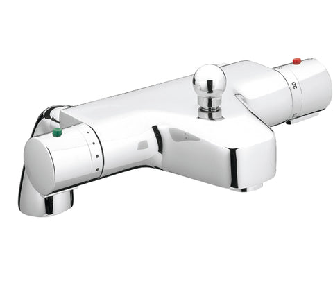 Thermostatic Bath and Shower Mixer without Kit Deck Mounted 