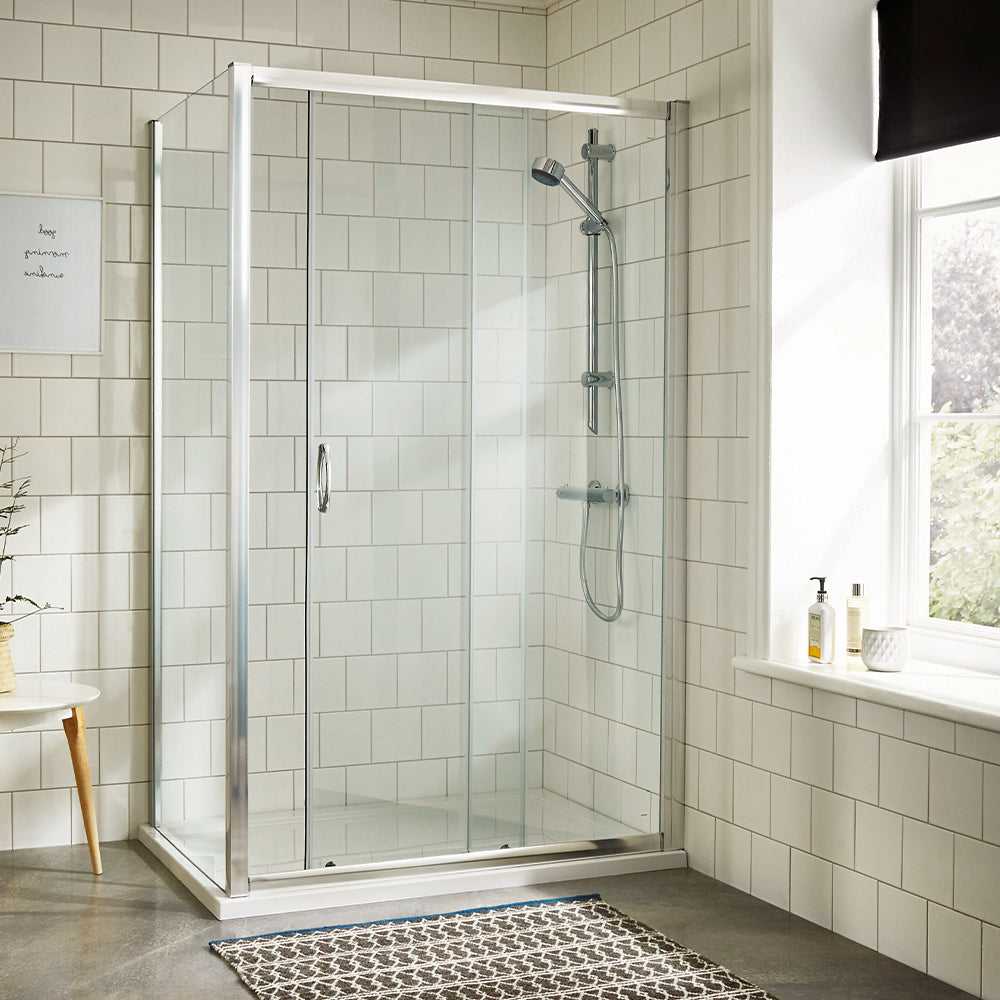 single sliding door shower enclosure - tapron